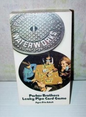 Parker Brothers PB 1972 : WATERWORKS Leeky Pipe Card Game (Ages 8 – Adult)