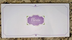 VIRORA ‘Florea’ Mahjong Set, 160 Purple 4-Layer Tiles, Tile Bag, Box & 4 Dice
