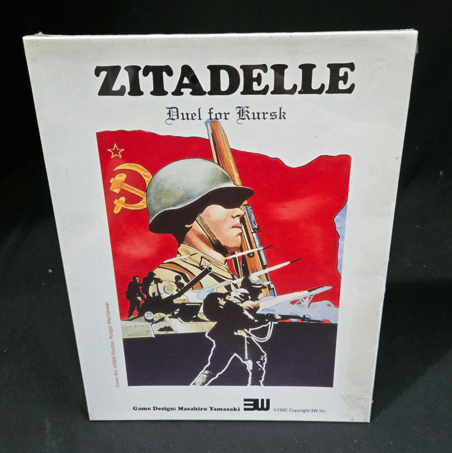 Vintage 1992 Zitadelle Duel For Kursk WWII Strategy War Board Game 3W Games