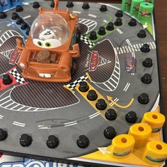 Hasbro Disney Pixar Cars 2 Pop-O-Matic Trouble Game With Mater Complete Box