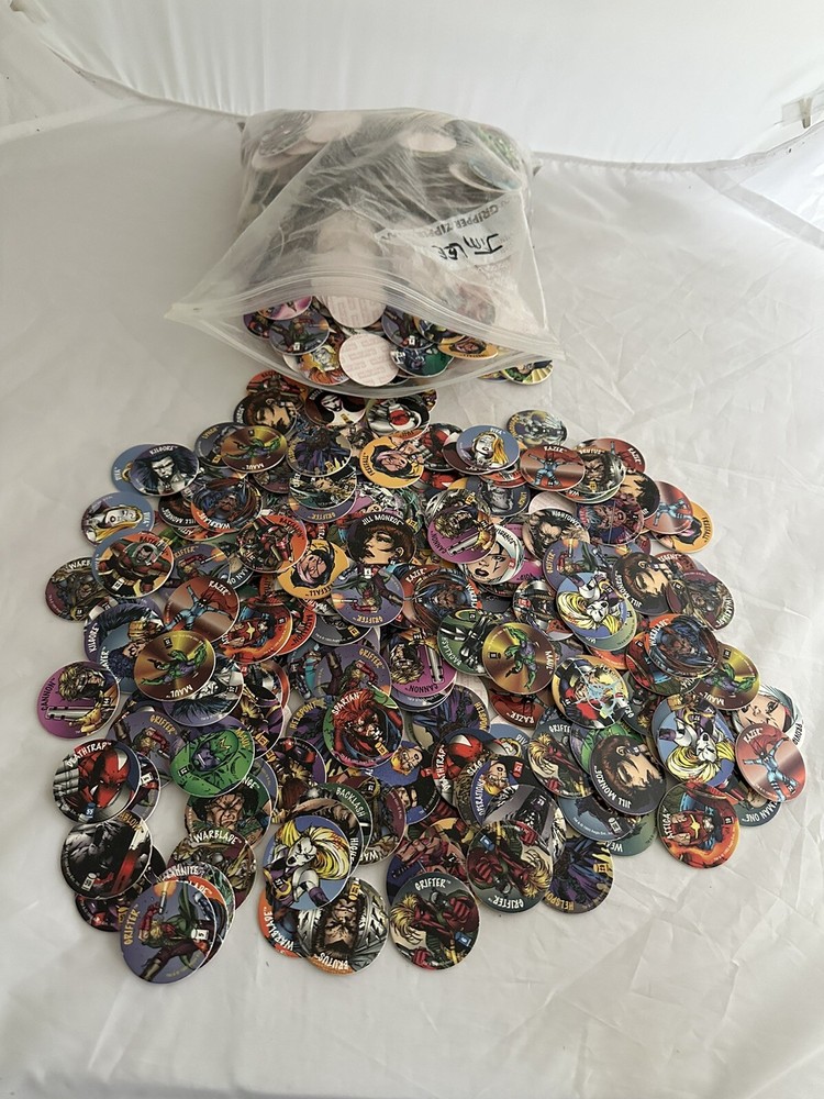 Vintage SkyCaps 1993 Jim Lee Pogs 40 Count Random Brand New