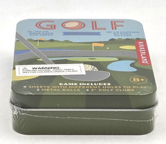 Kikkerland Golf In A Tin Desktop Mini Game Set NEW SEALED Travel Size ⚡FREE SHIP