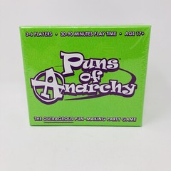 PUNS OF ANARCHY The Outrageous Pun-Making PARTY CARD GAME NEW Factory Sealed