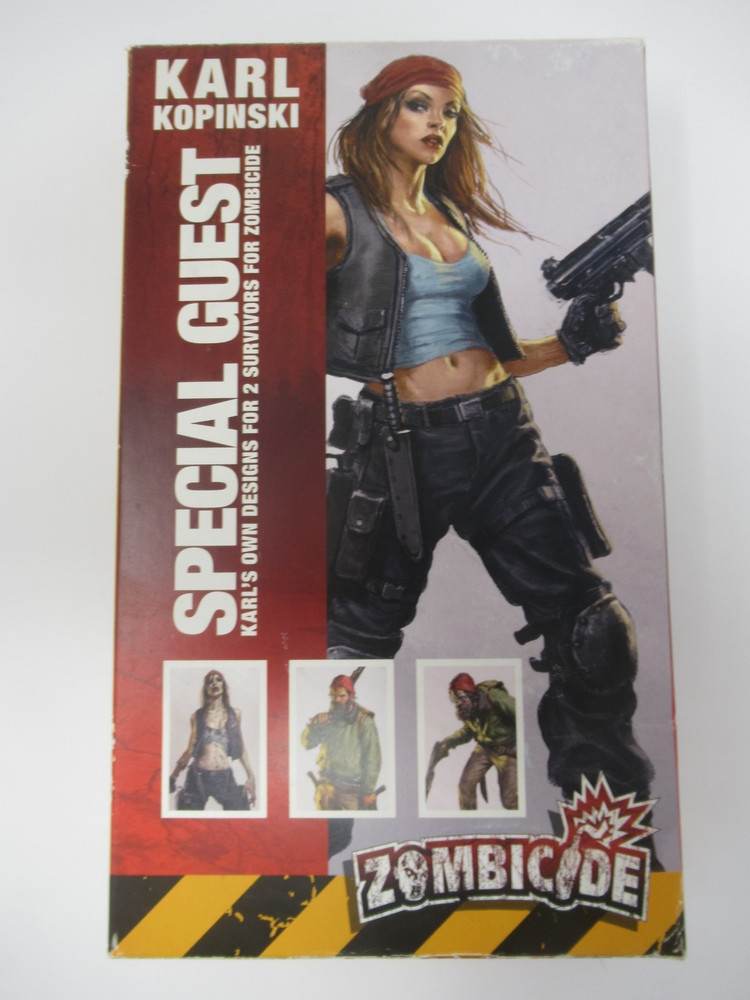 Zombicide Karl Kopinski Special Guest Box Miniatures Set Complete