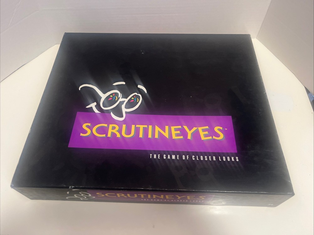 VINTAGE Scrutineyes COMPLETE Hersch Mattel 1992 Closer Looks Pictures