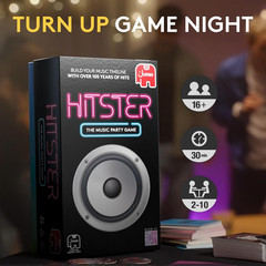 Jumbo Hitster – The Music Fun Party Quiz Card Game, 2-10 Players – 300 Plus Icon