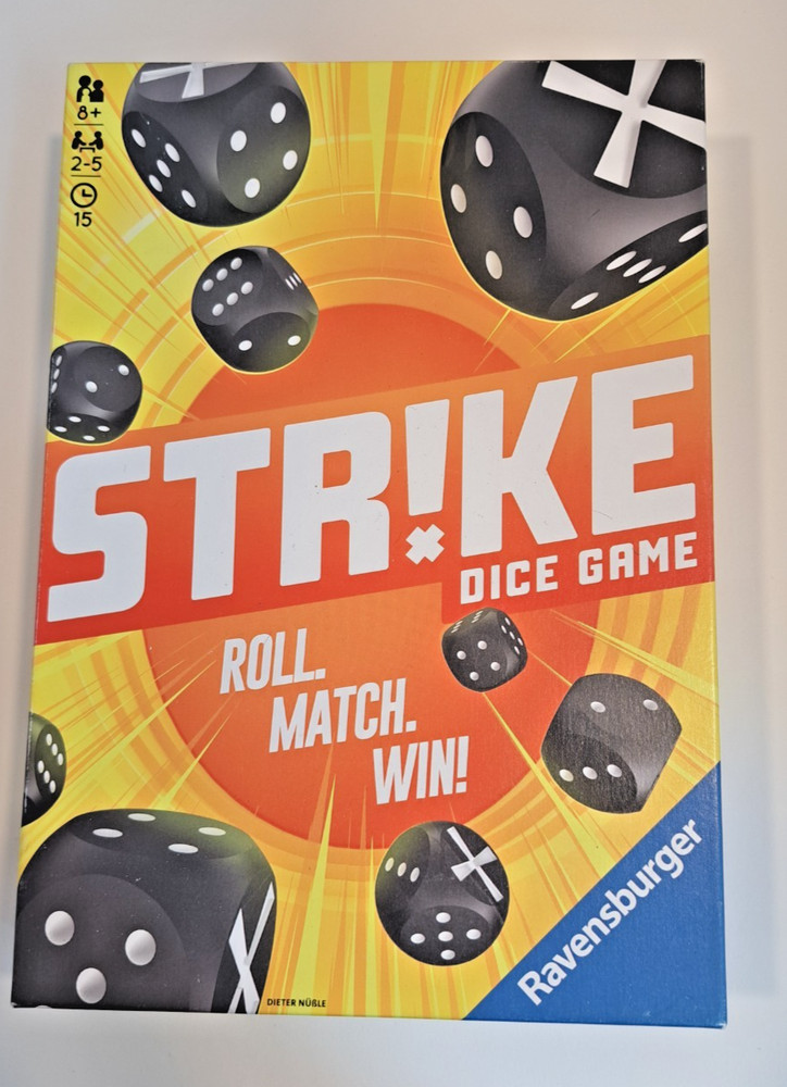 STRIKE Dice Game 2020 Ravensburger Age 8-99 Players 2-5 Brand New Factory Sealed