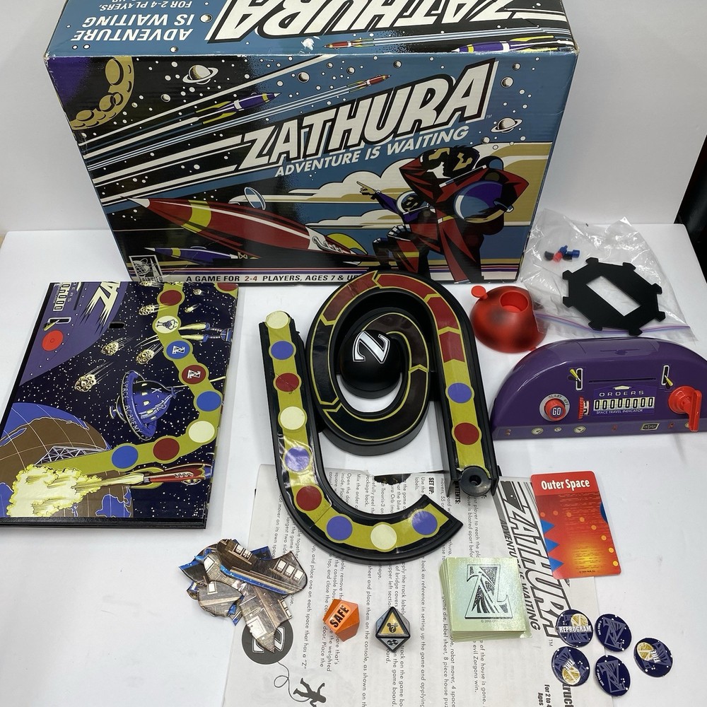 Zathura Game Pressman (2005) – Replacement Pieces Parts Lot – Incomplete