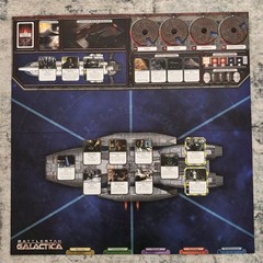 Battlestar Galactica The Board Game Fantasy Flight Games 2008 Complete Sci-Fi