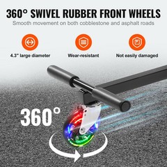 Uimoso Self-Balancing Scooter Seat Attachment for 6.5″8″ 8.5″ 10″ with LED Light