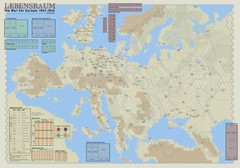 Compass Games Lebensraum! The War for Europe 1941-1945 NISW Fast Shipping