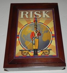 RISK board game Wood case Vintage series READ DETAILS IN DESCRIPTION