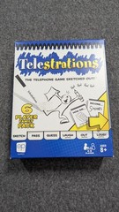 Telestrations USAopoly 2021 Telephone Game Sketched Out 4-6 Players Complete