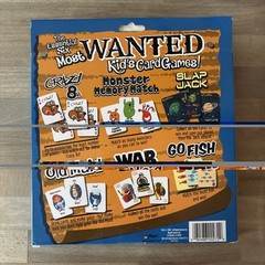 Regal Games Card Games for Kids – Go Fish, Crazy 8’s, Old Maid, Slap Jack, NEW