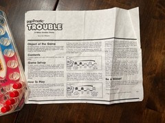 VINTAGE 1986 TROUBLE MILTON BRADLEY MB POP-O-MATIC BOARD GAME