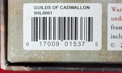 Guilds of Cadwallon City Of Thieves Board Game (Legacy Games, 2013) Sealed Cards