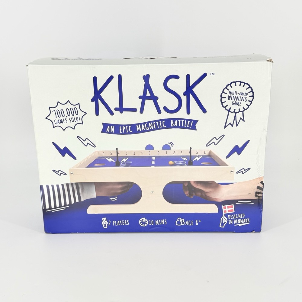 KLASK Magnetic Table Game Complete Board Game 2 Player Fast Action