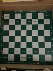 Vintage 1967 Diversified Creations Official Football Chess Set. COMPLETE