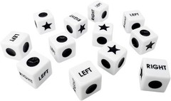 Left Right Center Dice Game Set – 12 Standard Dice Only for LRC Play