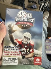 New – FoxMind Games Sports Dice Football – Ages 7+ | 2+ players Sealed