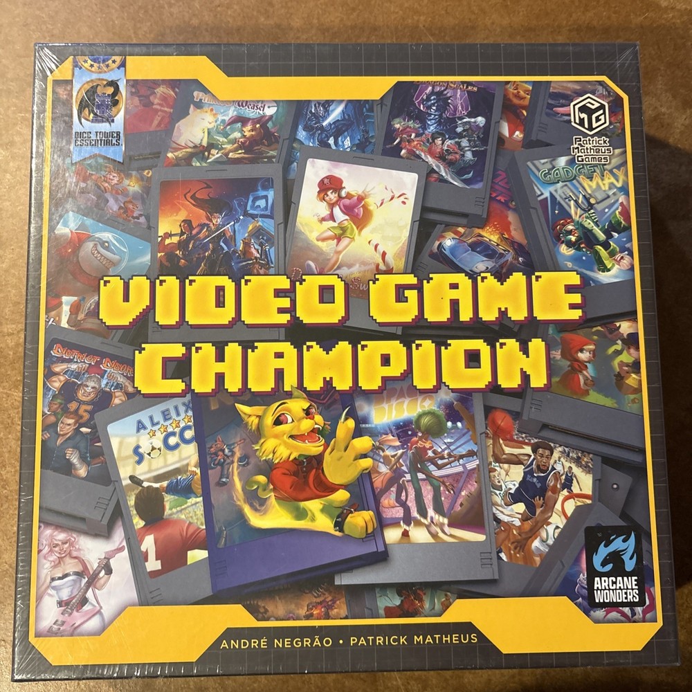 Video Game Champion Board Game New 2 To 5 Players Free Shipping Arcane Wonders