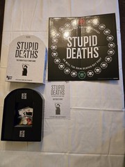 Stupid Deaths Party Board Game Survival Grim Reaper Funny Adult and Teens