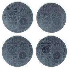 Lot of 4 Gargoyles Authentic POG Kini Slammers The World Pog Federation 1995 WPF