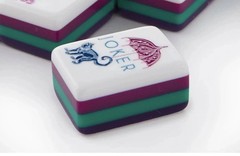 American Mahjong Game Set, 160 New Royal Purple Layered Mah jong