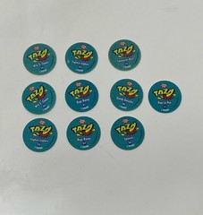 Lot Of 10 Pogs Tazos 1995 Looney Tunes Vintage Chetoos Sabritas
