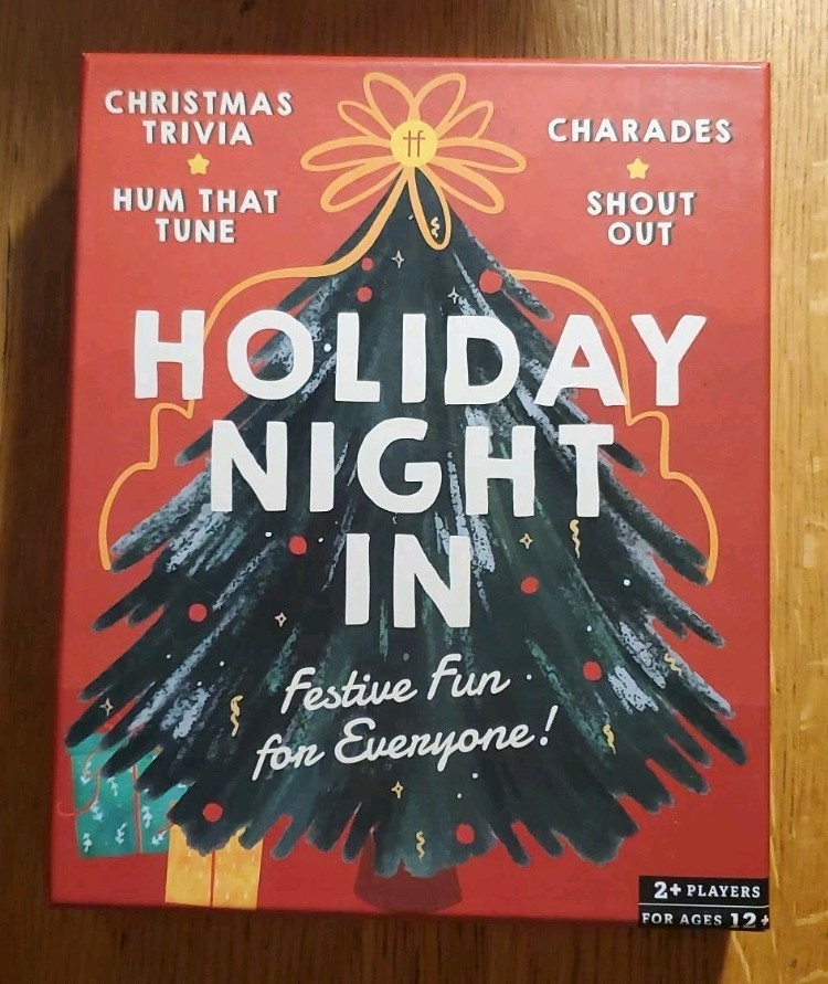 Christmas Holiday Night In (4 Games) Festive Fun, Trivia, Hum Tune, Charades