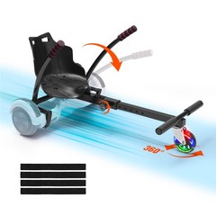 Uimoso Self-Balancing Scooter Seat Attachment for 6.5″8″ 8.5″ 10″ with LED Light