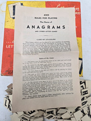 Vintage Milton Bradley Anagrams Game, Complete?