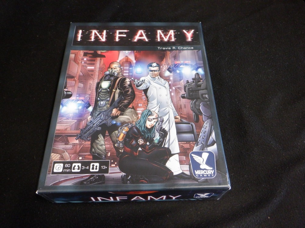Board Games – Mercury Games Infamy – Complete – Excellent Condition