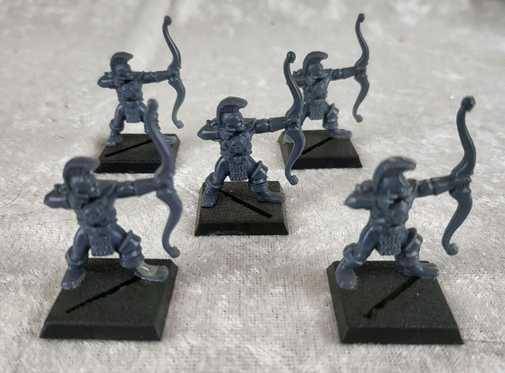 1992 MILTON BRADLEY BATTLE MASTERS CHAOS ARMY LOT OF 5 ARCHER FIGURES