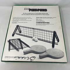 Official Nerf Ping Pong Table Tennis Game – Parker Brothers COMPLETE VTG 1982