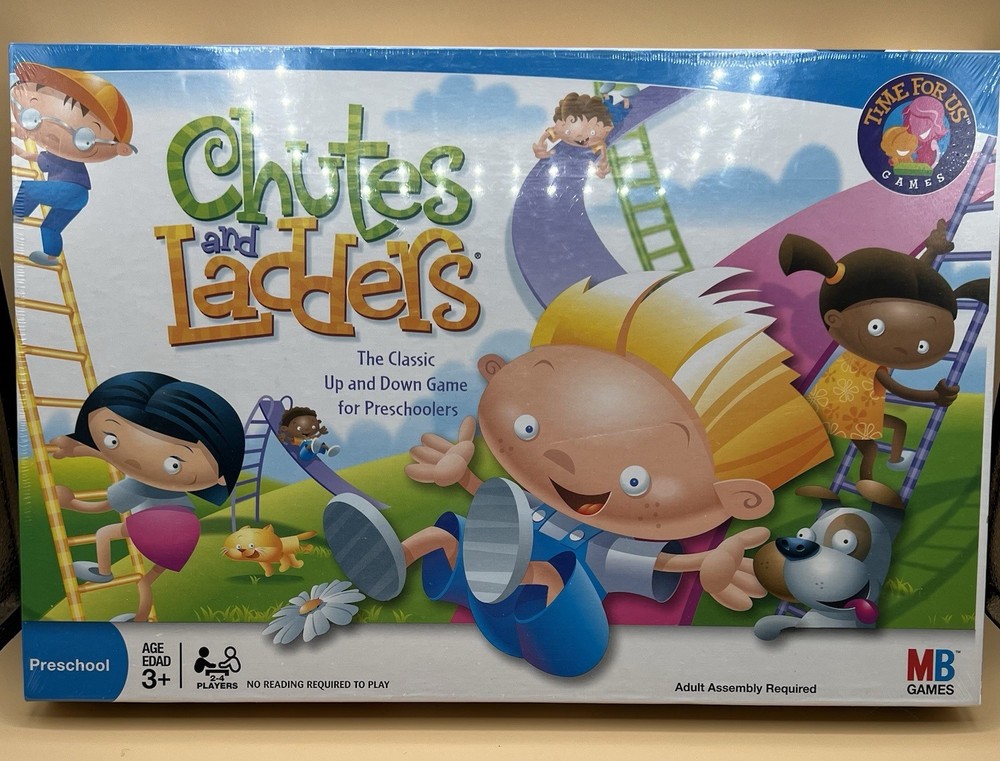 MILTON BRADLEY CHUTES AND LADDERS BOARD GAME Brand New, Sealed Children’s Game