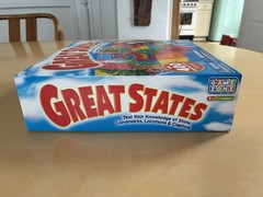 Great States Board Game Played One Time