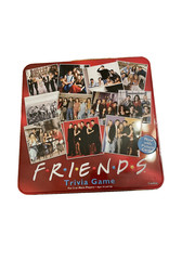 FRIENDS TV Show Trivia Board Game Red Tin Box 2003 NEW SEALED Never Opened