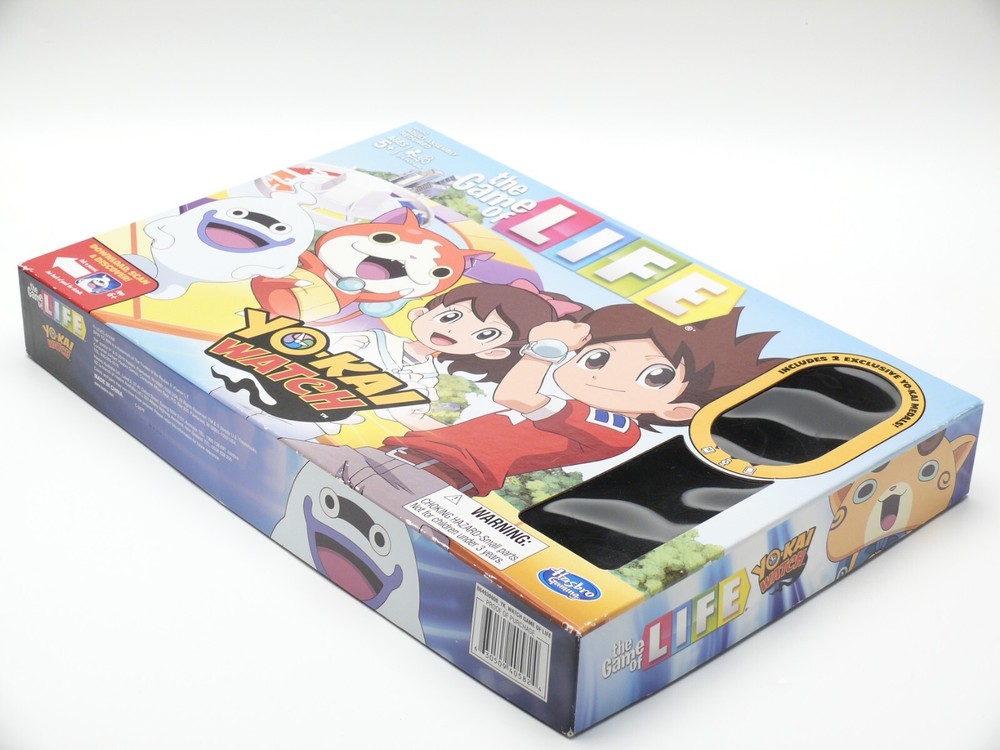 The Game of Life Yo-kai Yokai Watch Edition Board Game Hasbro 97% W/ Instruction