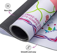 American Mahjong Mat(33″x33″) with Black Carrying Bag&Dice,Anti-Slip, Noise-R…
