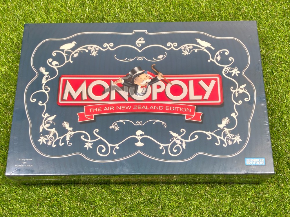 Monopoly Air New Zealand Edition Board Game New Sealed