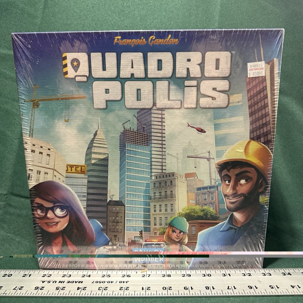 Quadropolis Board Game Sealed Days of Wonder Francois Gandon City Building