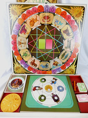 1967 Madame Planchette Horoscope Board Game Selchow Righter Complete CIB w Box