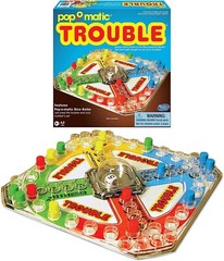 Pop-O-Matic Trouble Board Game – Family Game Night Kids Adults Original Classic