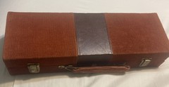 Vintage Rummikub Tile Game With Corduroy Carry Case Missing 1 Tile