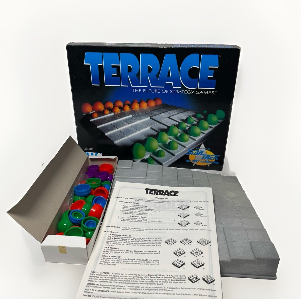 Vintage 1993 Terrace Board Game Star Trek The Next Generation Herbko Strategy