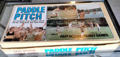 PADDLE PITCH FAMILY FUN SPORTS GAME ALL ORIGINAL VINTAGE BADMINTON PADDLE GAME