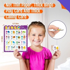 Multicolored Spanish Bingo Game Set for Vocabulary Learning – Up to 12 Players