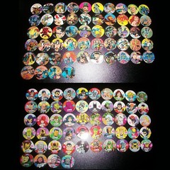 1993 Skybox SkyCaps DC Comics + Batman Complete Set 54 Pogs = 108 Milkcaps Lot