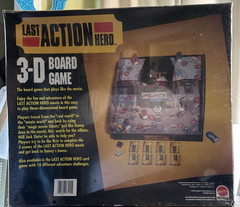 Last Action Hero Board Game Mattel 3D Schwarzenegger 1993 Movie